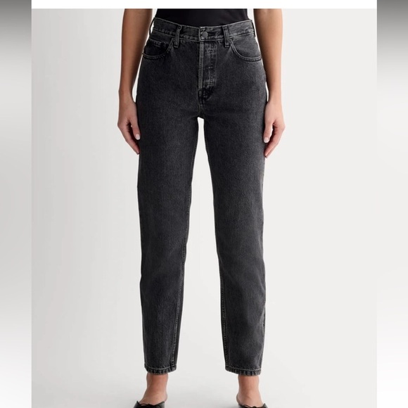 Everlane Denim - Everlane jeans The Curvy 90's Cheeky Straight Grey washed black 29 new
